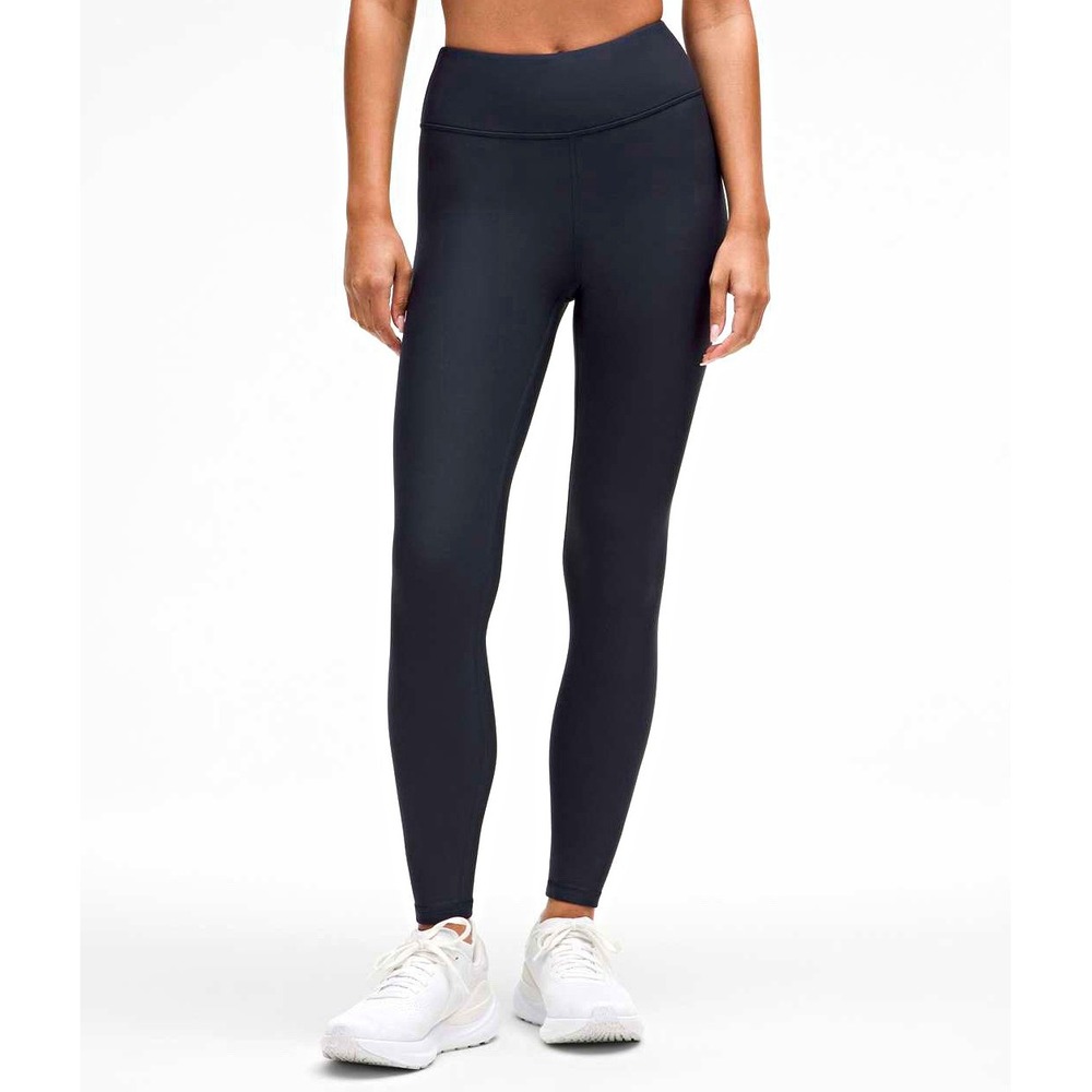 Lululemon Wunder Under High Rise Full Length Leggings Navy Blue Women's 10